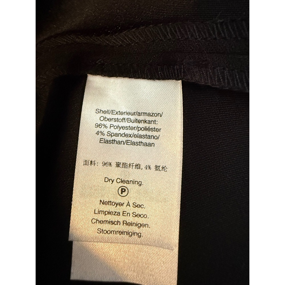 DKNY Womens Black Short Sleeve Button Detail Sheath Dress, Size 10 - Picture 6 of 7